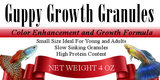 Guppy Growth Granules - 4 oz